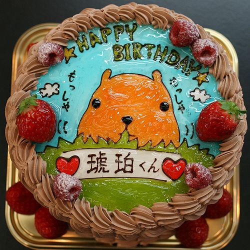 ロレーヌ洋菓子店 世界にひとつだけのお誕生日ケーキ キャラクターケーキ 似顔絵ケーキ イラストケーキ 東京 都内 手描き 手書き